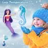 BETTINA Color Change Mermaid Doll Playset, Mermaid Princess Doll with Color-Changing Tail, Mermaid Toys with Seahorse & Accessories, Purple Hair view 4