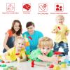 Waenerec 2pcs Toy Hammer Simulation Wooden Hammers Small Plastic Toddler Claw Hammer Portable Kids Maintenance Tools Toys Pretend Fake Mallet Hammers for Boys Girls view 4