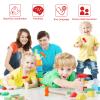 Waenerec 2pcs Toy Hammer Simulation Wooden Hammer Small Plastic Toddler Claw Hammers Portable Kids Maintenance Tools Toys Pretend Fake Mallet Hammers for Boys Girls view 4