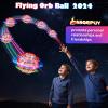 ANOEPUY Flying Orb Ball Toys 2025, Hover Boomerang Spinner Fly Ball Toys for Kids Teen Boys Girls, Soaring Hand Controlled Mini Drone Cosmic Globe Spinning Birthday for 6 7 8 9 10 11 12(Red) view 3