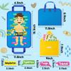 WATINC Body Parts Learning Portable Felt Story Board Set, 32PCS Preschool Human Organ Educational Teaching Storytelling Travel Board, Early Interactive Play Kit Gift for Toddler Kid (White) view 2
