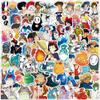 100PCS Cartoon Anime Miyazaki Hayao Stickers for Laptop,Studio Ghibli Anime Vinyl Movie Stickers for Water Bottle, PhoneHard HatSkateboardScrapbookingGifts for Kids/Adults view 1
