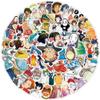 100PCS Cartoon Anime Miyazaki Hayao Stickers for Laptop,Studio Ghibli Anime Vinyl Movie Stickers for Water Bottle, PhoneHard HatSkateboardScrapbookingGifts for Kids/Adults view 3