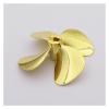 1x RC Boat Model Metal Propeller 4-Blades 4mm Shaft Right Left Hand 55mm 60mm for RC Boat Fishing Bait Tug Marine Cruise ROV (Color : D60mm Right Hand, Size : 1) view 3