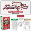 Funwares Christmas Special Edition, 218 Minute of Fun Games - Minute to Win It Family Party & Travel for Kids & Adults, 2-12 Players! Play with Everyday Household Items. view 1