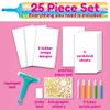 Creativity for Kids Squeegeez Magic Reveal Craft Kit: Butterfly - Kids Painting Art Activity, Gifts for Girls and Boys (Ages 7+) view 3