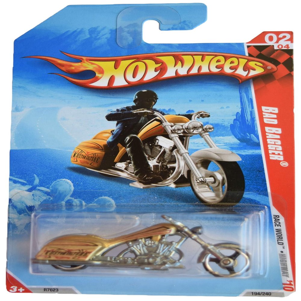 Hot Wheels Bad Bagger, Race World Highway '10 2/4[Gold] 194/240