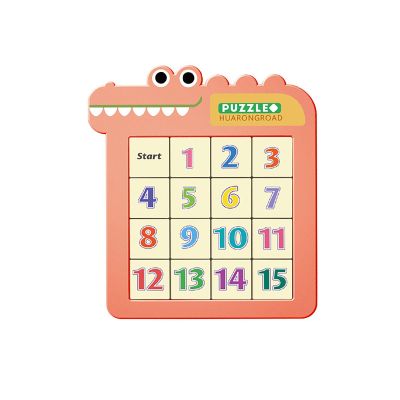 shenhailan Dementia Activities for Seniors, Slide Number Puzzle Travel Game Gifts for Dementia Patients (Number, Red) 99-4