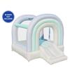 Bounceland Daydreamer Mist Bounce House [No Blower], Pastel Bouncer with Slide, 8.9 ft L x 7.2 ft W x 6.7 ft H, Basketball Hoop, 30 Pastel Plastic Balls, Trendy Bouncer for Kids view 2