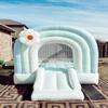 Bounceland Daydreamer Mist Bounce House [No Blower], Pastel Bouncer with Slide, 8.9 ft L x 7.2 ft W x 6.7 ft H, Basketball Hoop, 30 Pastel Plastic Balls, Trendy Bouncer for Kids view 4