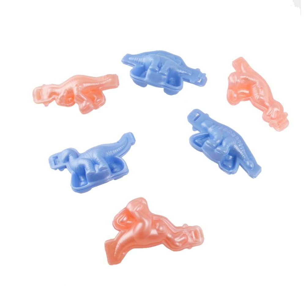 EXCEART Plastic Dinosaur Dough Molds DIY Dino Toys Set for Boys and Girls Age 3 Random Color