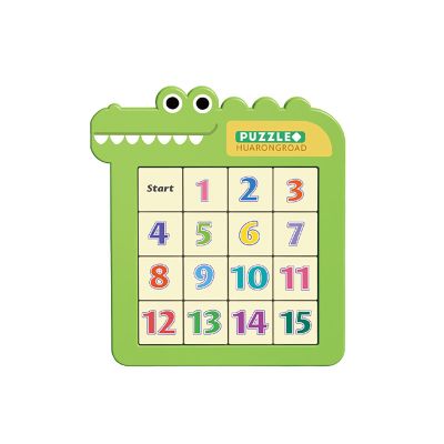 shenhailan Dementia Activities for Seniors, Slide Number Puzzle Travel Game Gifts for Dementia Patients (Number, Green) 99-3