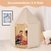 INFANS Kids Play Tent with Washable Mat, Anti-Trip Large Playhouse Toys with 2 Doors for Children Boys Girls, Indoor Outdoor Princess Tents Castle for Toddlers view 3