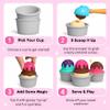 32 PCS Ice Cream Cart Toys for Toddlers, Kids Pretend Play Food Scoop & Serve Macaroon Dessert Set, Kitchen Accessories Icecream Shop Wagon view 4