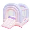 Bounceland Daydreamer Cotton Candy Bounce House [NO Blower], Pastel Bouncer with Slide, 8.9 ft L x 7.2 ft W x 6.7 ft H, Basketball Hoop, 30 Pastel Plastic Balls, Trendy Bouncer for Kids view 1