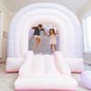 Bounceland Daydreamer Cotton Candy Bounce House [NO Blower], Pastel Bouncer with Slide, 8.9 ft L x 7.2 ft W x 6.7 ft H, Basketball Hoop, 30 Pastel Plastic Balls, Trendy Bouncer for Kids view 3