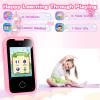 Kids Smart Phone Gifts Toys for Girls Boys Age 3-8,Toddler Learning Toys with Educational Games, 3 4 5 7 8 9 6 8 9 Year Old Girl Birthday Gift Ideas-Pink view 4