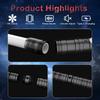 Oueyes Lightsabers Metal Hilt Dueling Light Sabers RGB 16 Color, FX Sound, Doubled Blade, Rechargeable Sword for Adult Kids Birthday Thanksgiving Xmas Toys Gift Halloween Cosplay view 3