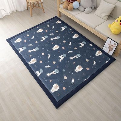 Dmkjdzsw Play Crawling mat for Nursery Baby, Extra Soft Activity Floor Mat for Kids Playroom Bedroom-Animal 2-180 * 200cm