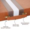 Backgammon Set - Classic Board Game with Premium Leather Case - Portable Travel Strategy Backgammon Game Set for Adults, Kids (18inch, Brown) view 2