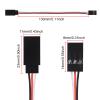 15pcs 3-pin Servo Extension Cable Cord 15cm Male to Female RC JR Servo Extension Cord Wire Connectors for Servo Extension Connection Control Board Remote Control Parts view 2