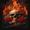 120 Piece Jigsaw Wooden Puzzle for Adults, Flaming Rose Skull Puzzle, Art DIY Gift of Education, Wall Decor view 1