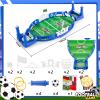3 otters Mini Soccer Board Game for Kids & Adults, Mini Foosball Tabletop Football Game for 3 for Grandkids, Indoor Home Holiday Christmas Games for Family Party, Birthday Gifts view 2