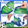 3 otters Mini Soccer Board Game for Kids & Adults, Mini Foosball Tabletop Football Game for 3 for Grandkids, Indoor Home Holiday Christmas Games for Family Party, Birthday Gifts view 3
