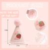 Handcrafted Strawberry Birthday Hat - Unique Pink Party Headwear - Perfect First Celebration Accessory view 2