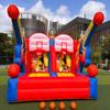 Vinfgoes Inflatable Basketball Hoop Shot Inflatable Basketball Game with 2 Hoops 4 Balls, Air Blower, for Parties, Events, and Outdoor Gatherings view 1