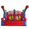 Vinfgoes Inflatable Basketball Hoop Shot Inflatable Basketball Game with 2 Hoops 4 Balls, Air Blower, for Parties, Events, and Outdoor Gatherings view 2