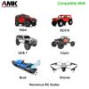 AMK 100Pcs 1/10 RC Body Clips SCX10 Pull Tabs 8.3mm Steel Crawler Shell R Pins for Axial Capra Wraith Ryft TRX6 HSP HPI Redcat Gen7 CC01 SMT Spare TRX4 Upgrades (10.5mm) view 2