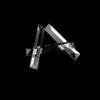 GOODJOBHN 22X63mm 22x76mm Clear Crystal Chandelier Pendants Drops Crystal Glass Trimming Prism Drop Window Optical Glass Prism for Garland - (Color: Two Holes/Size: 22x63mm 100pcs) view 2