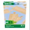 BRIO World  36099 Starter Track Pack | 12-Piece Wooden Train Track Set for Kids Aged 3 Years Up view 1