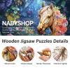 Wooden Puzzle for Adults, Wooden Horse Puzzle, Wood Puzzles Adult, Birthday for Women Men, Family Puzzle Game (L-13.812.5in - 270pcs) view 2