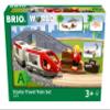 BRIO World  36079 Starter Travel Train Set | 22-Piece Wooden Toy Train Set for Kids Aged 3 Years Up view 1