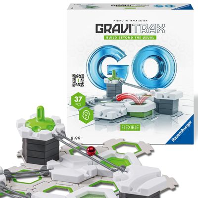 Ravensburger GraviTrax GO Flexible- Marble Run, STEM and Construction Toys for Kids Age 8 Years Up - Kids Gifts