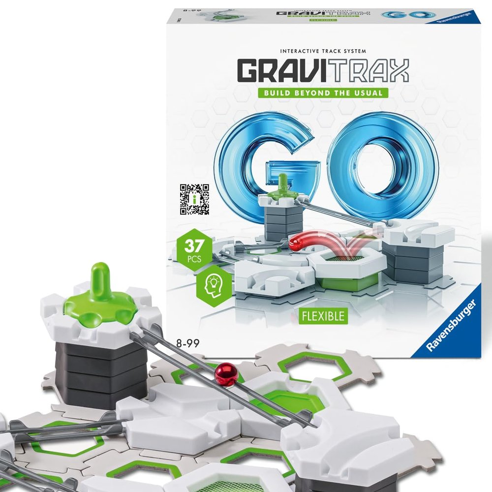 Ravensburger GraviTrax GO Flexible- Marble Run, STEM and Construction Toys for Kids Age 8 Years Up - Kids Gifts