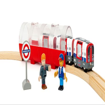 BRIO World 36085 Trains of The World: London Underground Train | Train Engine Accessory, Fits Any BRIO Train Set for Kids Age 3 Years and Up