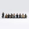 1:48 Scale Miniatures People Figurine WWII Pilot Hand Painted Tiny People Resin Diorama Action Figure for Cars Vehicles Model (9pcs Pilots Set) view 1