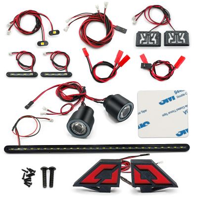 AXSPEED RC LED Light Kit Headlight Taillights Side Light Set Front Rear Lamp for 1/7 Felony 6S Upgrade