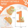 Little Pumpkin One Cake Topper - Girl/Boy First Birthday Cake Topper, Pumpkin 1st Birthday Party Decorations, Fall Party Decorations (Pumpkin One Cake Topper Orange) view 2