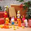 Zubebe 20 Pieces Christmas Toys Shooter Ball Foam Toy with Shoot Foam Balls Up to 20 Feet for Kids Outdoor Indoor Play Christmas Party Supplies (Multi Style) view 2