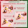 Zubebe 20 Pieces Christmas Toys Shooter Ball Foam Toy with Shoot Foam Balls Up to 20 Feet for Kids Outdoor Indoor Play Christmas Party Supplies (Multi Style) view 4