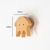 10 Packs Creative Wood Pull Wood Jellyfish Handle Cupboard Hardware Pulls Natural Wooden Pulls Handles Nursery Knobs for Furniture Home Decor Handle Wardrobe Cupboard Drawer Pulls view 2