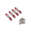 KEAAN Metal Upgrade Adjustable Shock Absorber for WLtoys 1/28 284131 k969 K979 K989 K999 p929 p939 RC Car Spare Parts (Color : Red) view 1