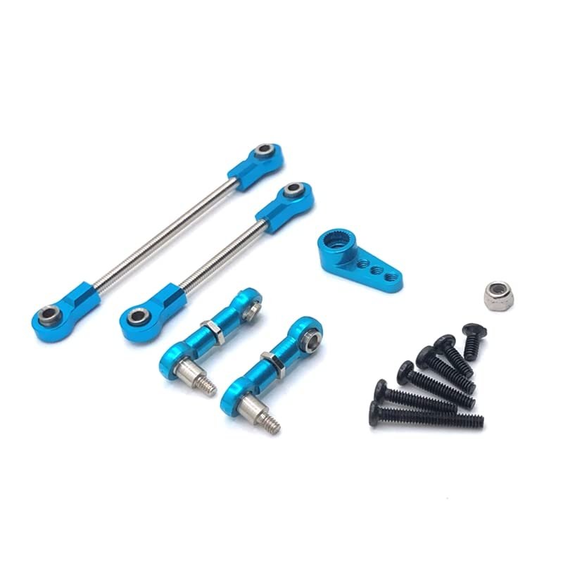 KEAAN Metal Upgrade Steering Link Servo Arm 28t for WLtoys 1/28 284131 K969 K979 K989 K999 P929 P939 RC Car Parts (Color : Sky Blue)