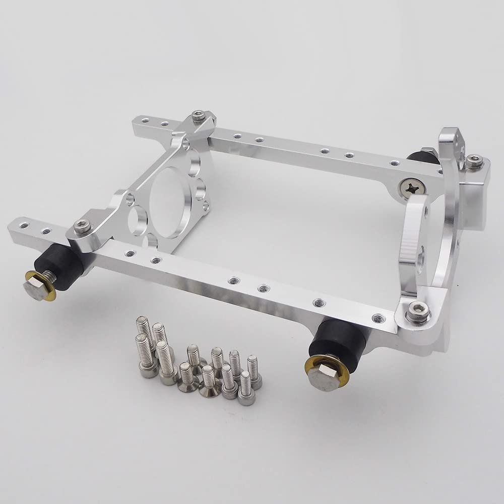 KEAAN CNC Aluminum Alloy Engine Mount Bracket Holder or Clutch for Zenoah QJ Marine Gas Engine RC Boat Oval Vee Mono Speed Boat (Color : Engine Mount Only)