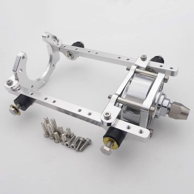 KEAAN CNC Aluminum Alloy Engine Mount Bracket Holder or Clutch for Zenoah QJ Marine Gas Engine RC Boat Oval Vee Mono Speed Boat (Color : Mount and Clutch)