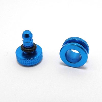 KEAAN 1PCS Aluminum Gasoline Fuel Filler Pipe Tube Stopper Dot Line Plug Tank Lid Cap for Carb Gas Tank RC Boat Car Airplane (Color : Blue)